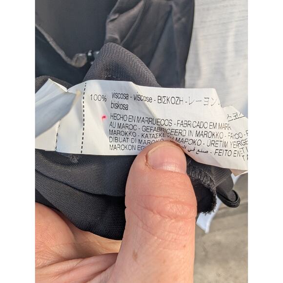 Zara Womens Satin Effect Cowl Neck Halter Top Mini Dress Sz XS Whimsigoth - Picture 5 of 7